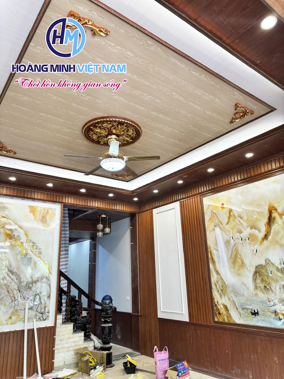 Thi công cải tạo nhà ốp nhựa nano